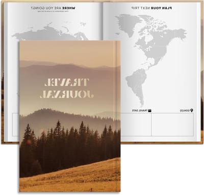 Reisdagboek voor 6 avonturen – 156 pagina's A5 notitieboek voor herinneringen – Perfect cadeau voor wereldreizigers en avontuurlijke zielen