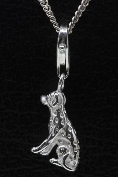 Zilveren Dalmatiër hanger én bedel