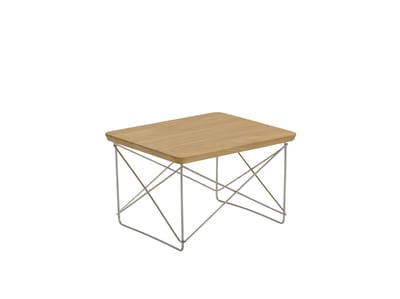 Vitra Bijzettafel LTR - VitraEdelstahl - VitraKastanieMassiv