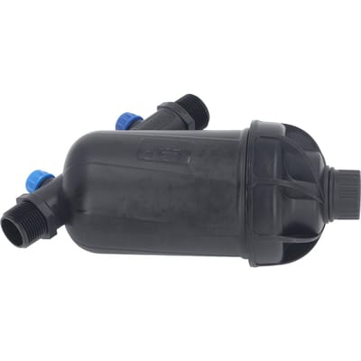 Sproeier Druppelirrigatie Filter Plastic Y Waterfilter Zeef voor Kas Landbouw Tuinieren 1 inch Mannelijke Scherm black