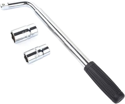 Wielmoersleutel - Uitschuifbare Moerdopverwijderaar - Banden Wisselen - Compact Gereedschap Met Adapter - 38-50 cm