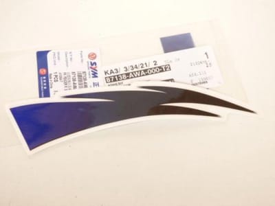 Autocollant stickers origine pour scooter Sym 50 Symphony 87138-AWA-000-T2 Neuf