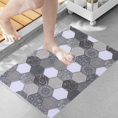 Antislip Douchemat - Comfortabele Sneldrogende PVC Badmat voor Veiligheid en Comfort