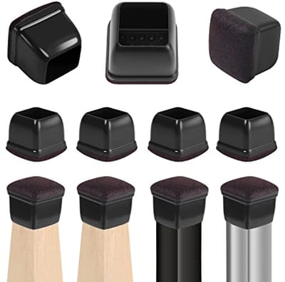 Siliconen Stoelpootkappen 24 stuks - Vloerbeschermers voor Houten Vloeren 1,9-3,2 cm