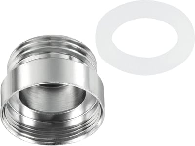 Mannelijke naar M22 Kraan Adapter met Verchroomde Beluchter - Tuinslang Waterfilter Connector
