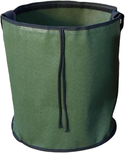 Houtpellet opslag - Draagbare houder - Buiten koken - Luchtdichte afsluiting - 35 x 30 x 30 cm - Zwart