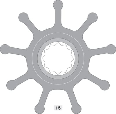 Johnson Pump Impeller 1029B