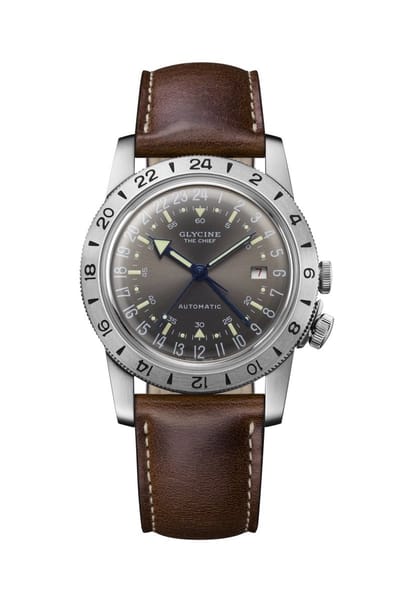 Glycine GL0303 - Airman Vintage The Chief GMT 40