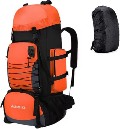 CarryQuest® - Outdoor Rugzak 60L - Oxford Polyester - Ergonomisch Draagcomfort - Sport/Camping/Reizen - Zwart