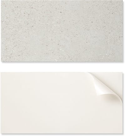 PVC-paneel met motief, eenvoudige decoratie voor de eetkamer, 100x50 cm, steen met deeltjes.