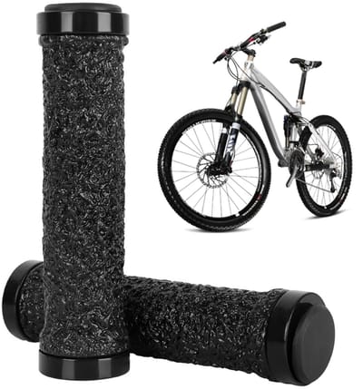 Dailygoods- Fietsgrepen Ergonomisch - Antislip - MTB-Handgrepen - Kunststof Eindkappen - Lichtgewicht - Optimale Grip