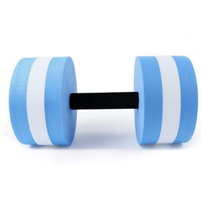 1 STuks Water Dumbbells EVA Automatisch Drijvende Schuim Dumbbells Aerobische Oefening Mannen en Dames Zwembad Weerstand Fitness Voor Praktisch Gebruik blauw