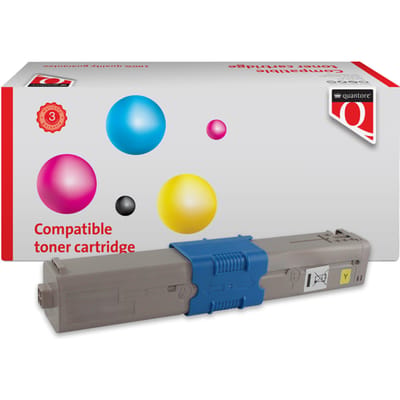 Toner Quantore alternatief tbv Oki 46507613 geel