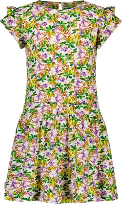 B. Nosy Y403-5871 Meisjes Jurk - Glossy ao - Maat 98