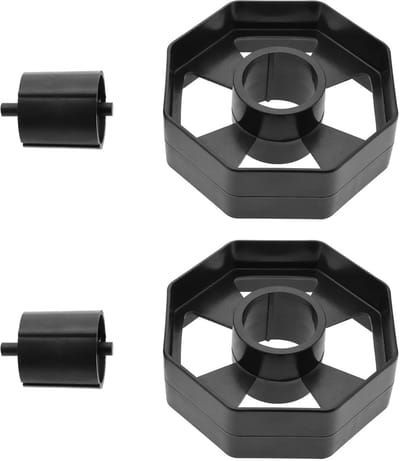 Allecto - Vervangende Tape Dispenser Wielen - Tape Cutter - 75mm Formaat - Plastic Materiaal - Kantoorbenodigdheden - School Gebruik - Geschikt voo..
