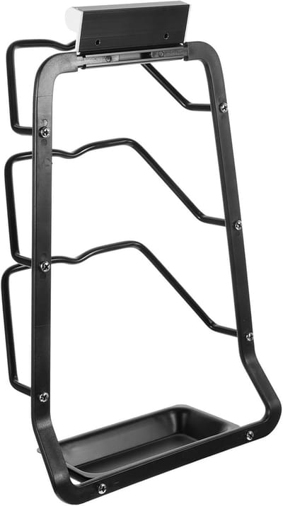 Potdeksel Organizer - Keukenrek Houders - Keuken Opbergen - Ruimtebesparend Ontwerp - 35 x 23.5 cm - Zwart