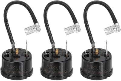 Koelkast Overbelastingsbeveiliging - Compressor Beveiliging - Apparaten Beschermen - 3 Stuks Set - 1/3 PK - Zwart
