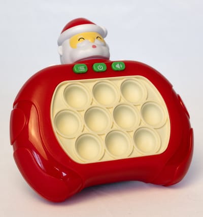 DMG Supply Pop It Game - Kerstman Rood - Pop It - Pop Or Flop - Fidget Toy - Educatief Speelgoed