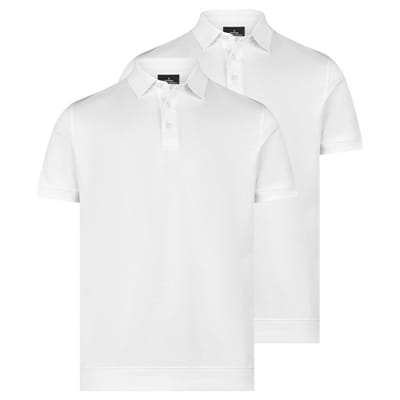 RAGMAN Heren poloshirt 2 pack Basic