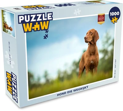 Puzzel Hond die wegkijkt - Legpuzzel - Puzzel 1000 stukjes volwassenen