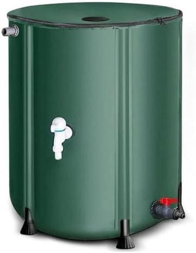 Opvouwbare Regenton - Water Opslag Tank - Tuin Irrigatie - Dubbel Afdichtingssysteem - 50-1000 Liter - Groen