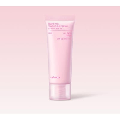 CELIMAX Hart Roze Tone-Up Zonnebrandcrème SPF50+ PA++++ Verhelderende Zon Crème 40ml 1 Pack (40ml)