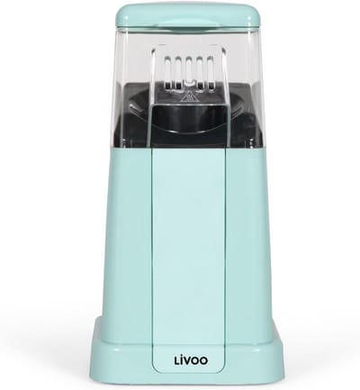 Popcornmachine 100 g korrels met oververhittingsbeveiliging en 1200 W