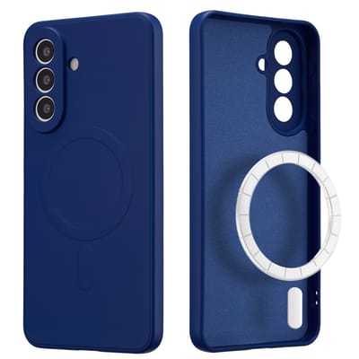 imoshion Hoesje - Geschikt voor Samsung Galaxy A57 (5G) - Color Backcover met Magnetische Ring - Royal Blue