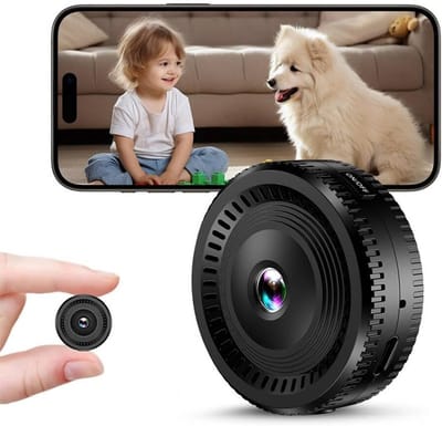 1080P HD WiFi Camera - Bewakingscamera Binnenhuis - Nachtzicht en Bewegingsdetectie - Voor Baby/Dier/Huisbeveiliging - Mini Camera - App Bediening SD Opslag