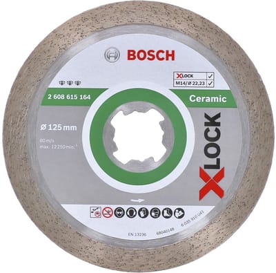 Bosch Accessories 2608615164 Bosch X-LOCK-diamantdoorslijpschijf 125 mm Diameter 125 mm 1 stuk(s)
