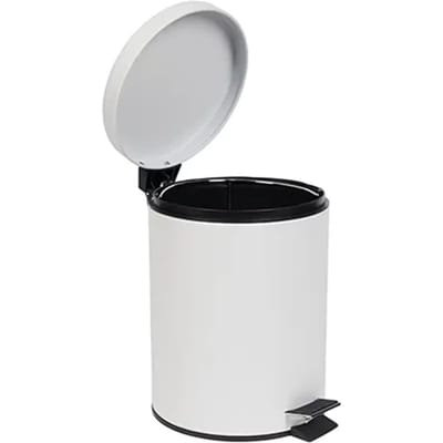 5l Pedal Bin Mat Wit