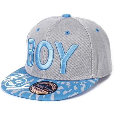 Coole Jongens Borduur Kinder Baseballpet Jongens Meisjes Snapback Hoed Vier Seizoenen Kinder Hip Hop Zonneklep Hoed Adjustable gray