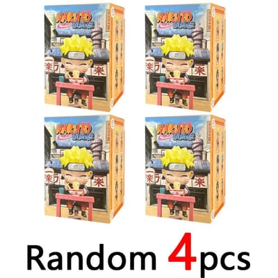 Op Voorraad Naruto Shippuden Ramen Thema Serie Blind Box - Chibi Mini PVC Anime Figuren - Mysterie Sasuke Uchiha en Naruto Speelgoed Mooie Cadeaus