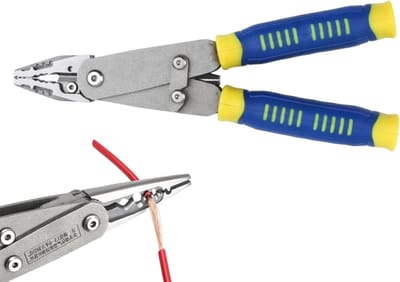 Draadstripper Tang - Kabel Stripper - Elektrisch Onderhoud - Multifunctioneel Ontwerp - 21 cm - Zilver
