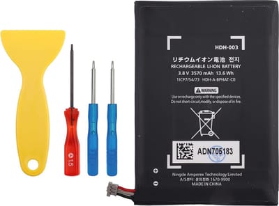 Compatibele Accu voor Switch HDH-001 HDH-002 en Switch Lite met Toolkit - 3570mAh