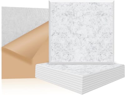 Lexium Geluidsdempende panelen - Akoestische Schuimmatten - Geluid Absorber - Echoreductie - voor Opnamestudio's en Thuisstudio's - Akoestisch Studioschuim - Geluidsdemping panelen - Wedge Tiles -