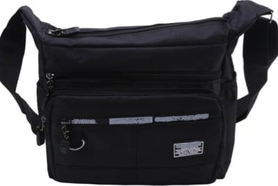 Heren Messenger Schoudertas - Kleine Waterdichte Sling Bag voor Werk, Bedrijf, Dagelijks Gebruik & Reizen - Oxford Crossbody Tas voor Laptop, Telefoon en Essentials