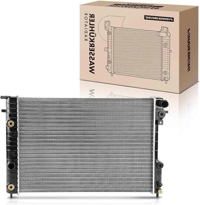 Motorkoeler - Transmissiekoeler - Motoronderhoud - Met oliekoeler - 653 mm lengte - Zilver