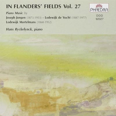 Joseph Jongen & Lodewijk De Vocht & Lodewijk Mortelma - In Flanders' Fields 27: Piano Music (CD)