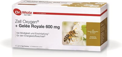 Dr Wolz Royale Jelly 600 mg | bij vermoeidheid en uitputting | Verhoog je energiestofwisseling | Herpak jezelf no more burnout