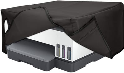 kwmobile hoes geschikt voor HP Smart Tank 7305 - Beschermhoes voor printer - Stofhoes in donkergrijs