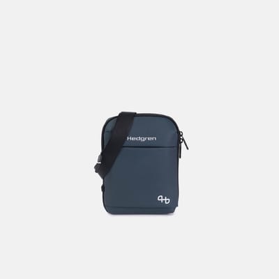 Hedgren Turn Kleine Crossbodytas met RFID-bescherming – Waterafstotend – City Blue Eco