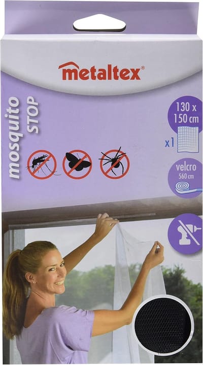 Inhorgordijn Raamhor 130x150 cm Wit - Insectenwerend Hor Gaas