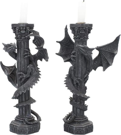 Kaarsenhouders 28cm (Set van 2) - Guardians of The Light