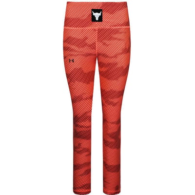 Under Armour Project Rock Womens Oranje Enkel Legging
