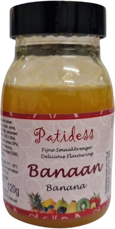 Patidess smaakstof banaan - smaakpasta voor taartvulling en ijs
