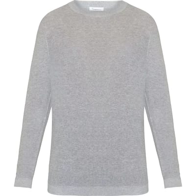 Trui met ronde hals van breiwerk KnowledgeCotton Apparel