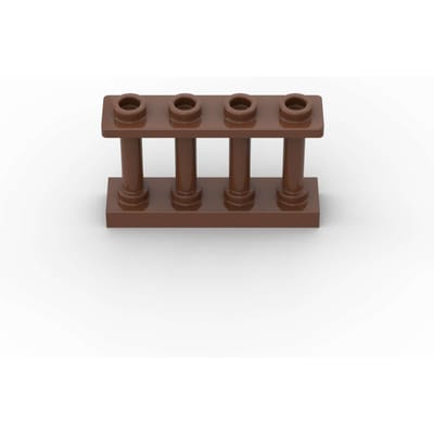 MOC 10 STUKS 15332 30055 Hek 1x4x2 Met Spindels Bouwstenen Set Met 4 Noppen Huis Compatibel Deeltje Speelgoed Kinderen Cadeaus
