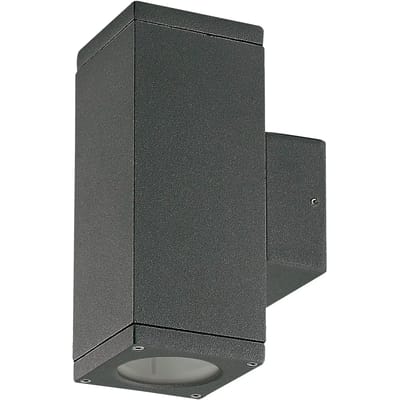 Wandlamp Dopo lighting Cub Square IP54 GU10 Up-down