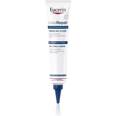 Eucerin UreaRepair Crème 30% Urea - Ureum en Ceramiden Crème voor Ellebogen, voeten, Handen en Knieën - Jeukerige en Droge Huid - 75ml